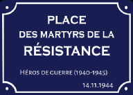MARTYRS DE LA RESISTANCE